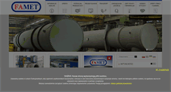 Desktop Screenshot of famet.pl